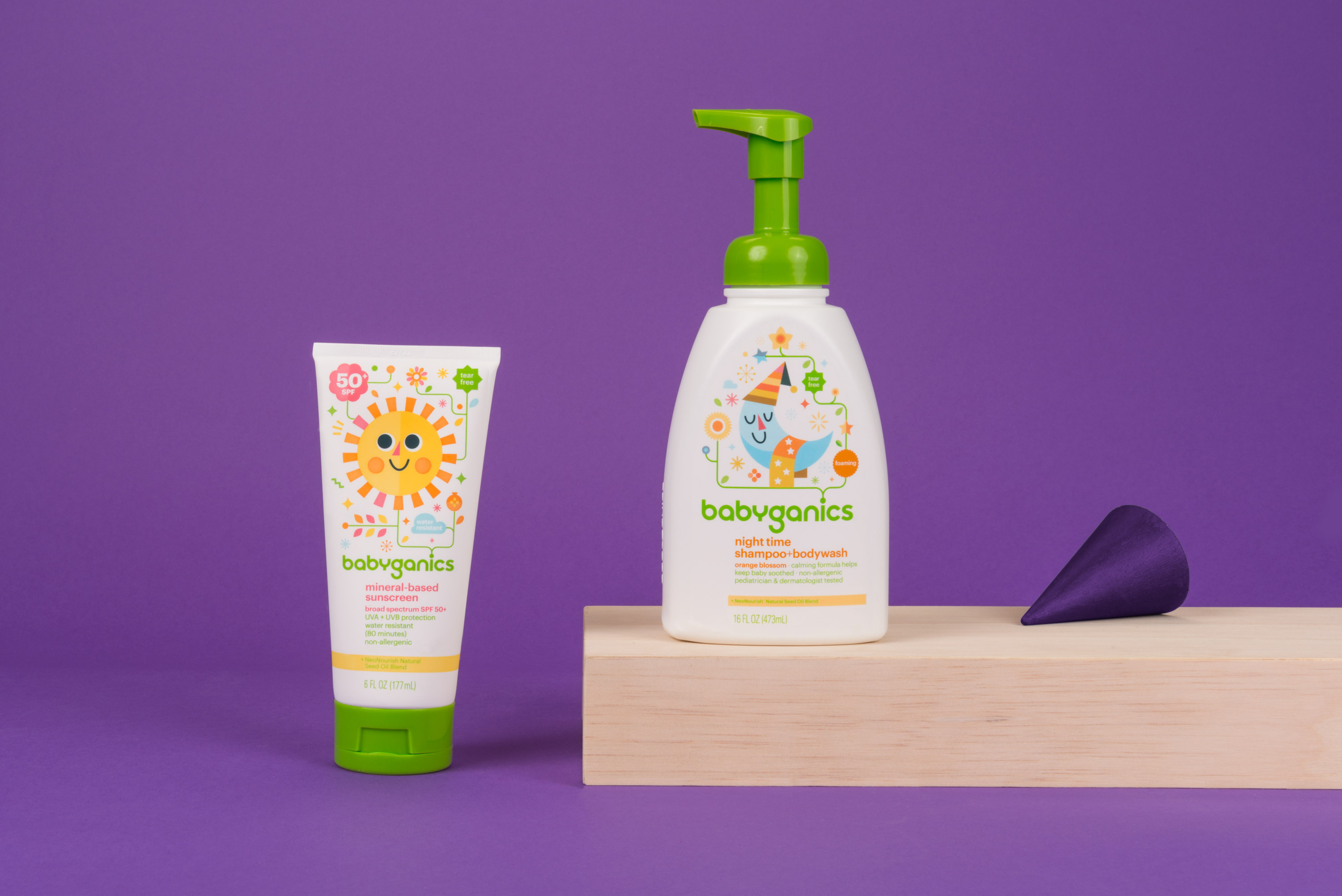 Babyganics night time shampoo and sales body wash